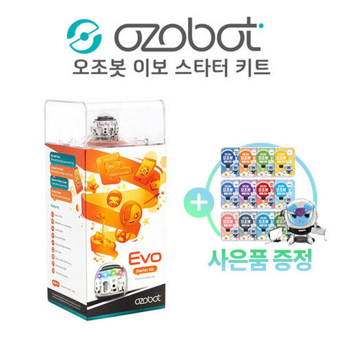(오조봇 이보 스타터팩) ozobot/교육용코딩로봇/언플러그드코딩/컴퓨팅코딩/블록클리사용