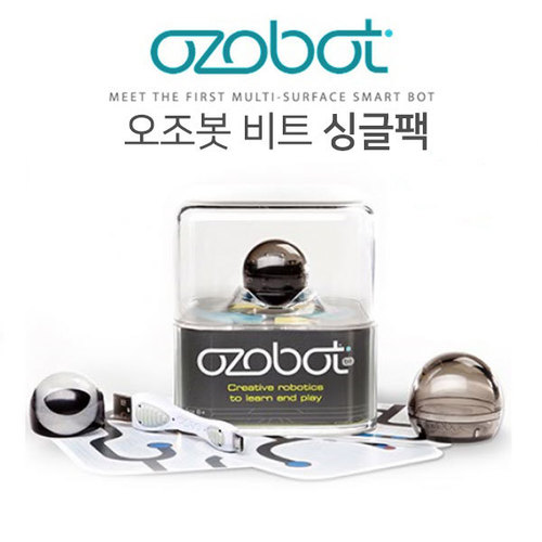 (오조봇 비트 싱글팩-화이트) ozobot/라인트레이서/코딩교육로봇/로보트