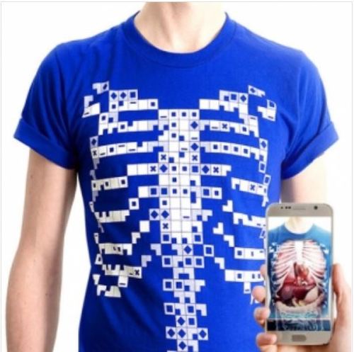 [증강현실-가상현실] 인체 교육용 증강현실(AR) 티셔츠